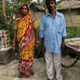 Arun Mondal, a fisherman, and his wife Sindha.